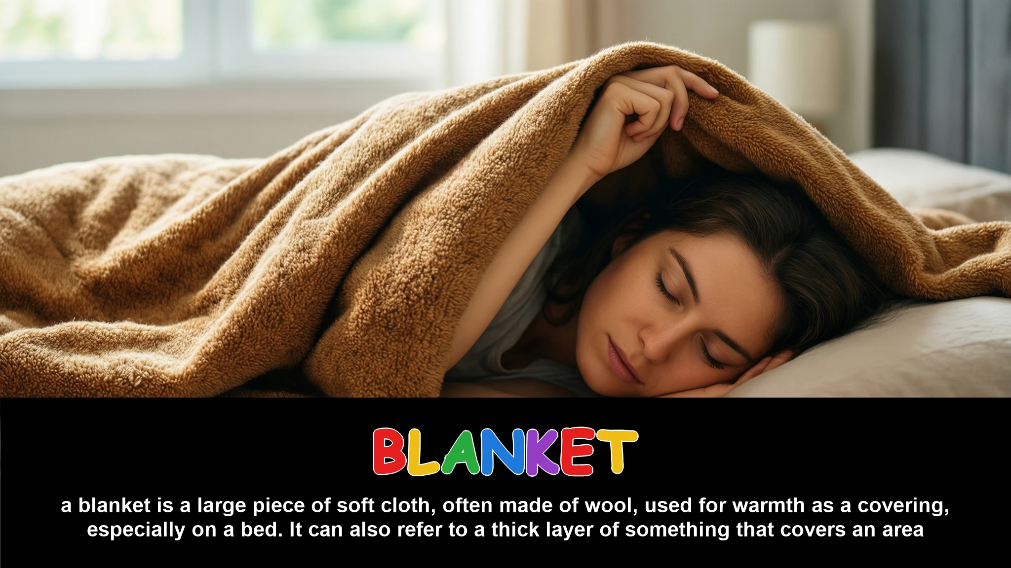 English Illustration for blanket